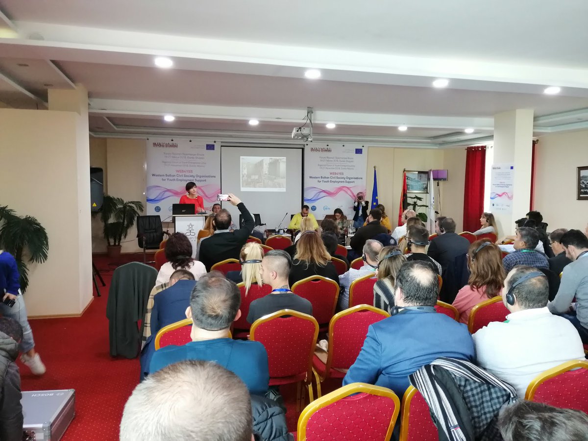 Drugi dan Regionalnog foruma u Draču. Danas razgovaramo o preduzetničkom obrazovanju i inovativnim idejama mladih preduzetnika u našem regionu. 
Pratite nas na web4yes.eu