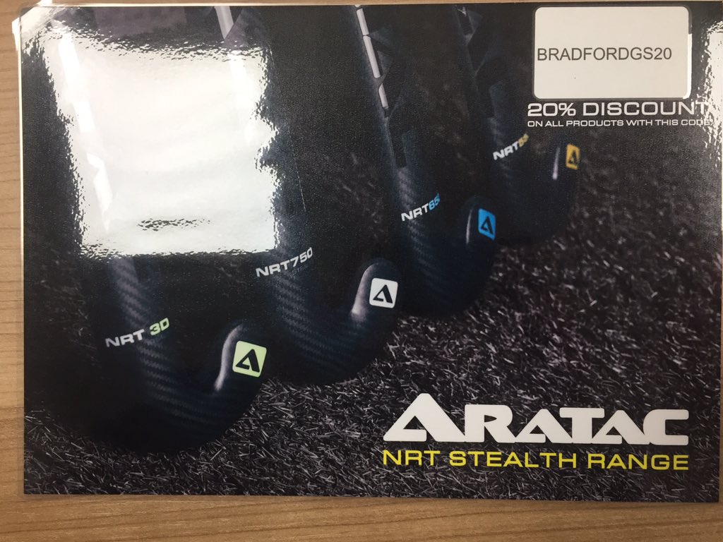 Thank you @AratacHockey for agreeing to sponsor <a href="/GrammarSport/">Bradford Grammar Sport</a> and support our junior athletes by providing discounted hockey equipment. 

Visit aratac.com

And apply BRADFORDGS20 code upon checkout for a 20% discount! #BGS #BGShockey