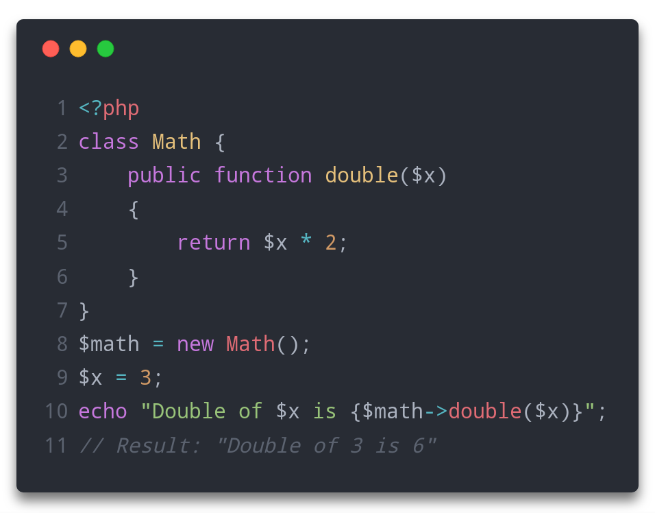 string to double php