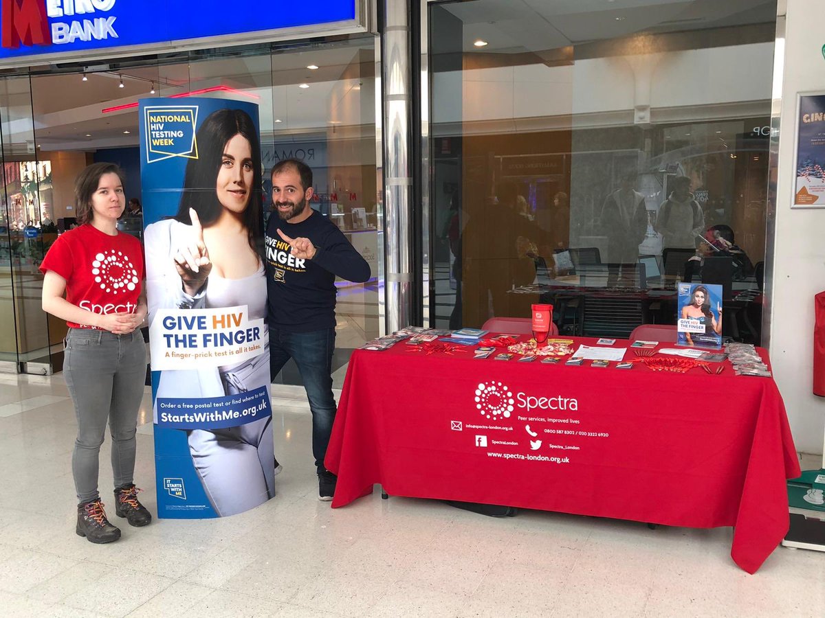 Spectra_London's tweet photo. We're @Pavilionsuxb for Day 3 of #HIVTestingWeek all day until 4pm. Providing #HIV tests &amp; #condoms, information &amp; advice on #PrEP #contraception &amp; other #sexualhealth issues. More details @ https://t.co/JATnsEo6ye @Hillingdon @HW_Hillingdon @HIVPreventionEn @startswith_me https://t.co/cDiQTp1h7l