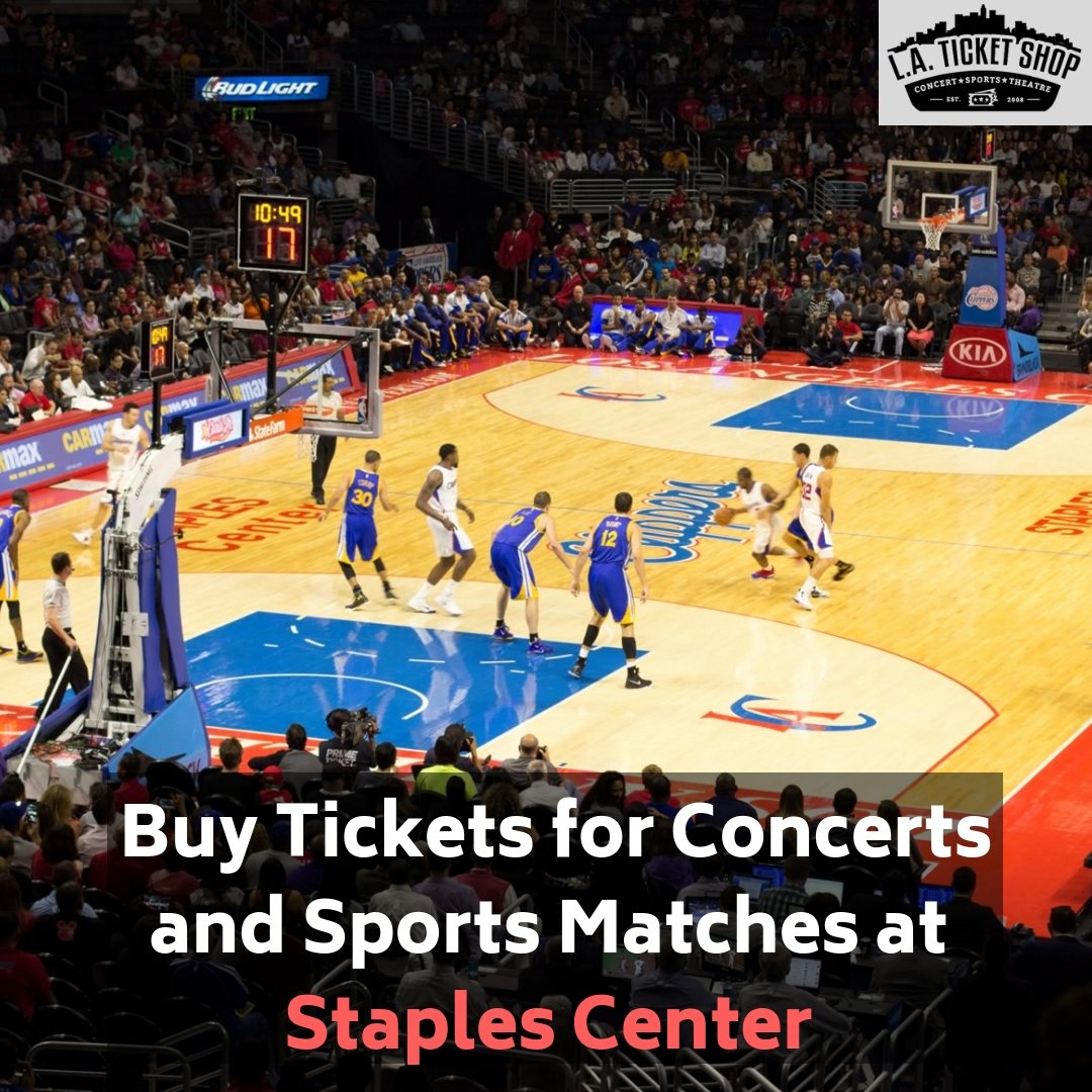 LATicketShop's tweet photo. Buy #Tickets for #Concerts and #Sports Matches at #StaplesCenter. Check the entire list and book your tickets for your favorite concert and match today. Visit us at https://t.co/wn9EeXXjBC
#latickets #losangeles #tickets #gametickets #clippers #basketball https://t.co/BmzgKLr4rZ