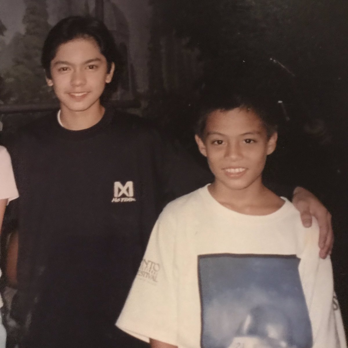 rafasreyna's tweet photo. Baby Vicente and Baby Julian 😝 @carloaquino11 - 90’s kids! https://t.co/0JUPwtBsK7
