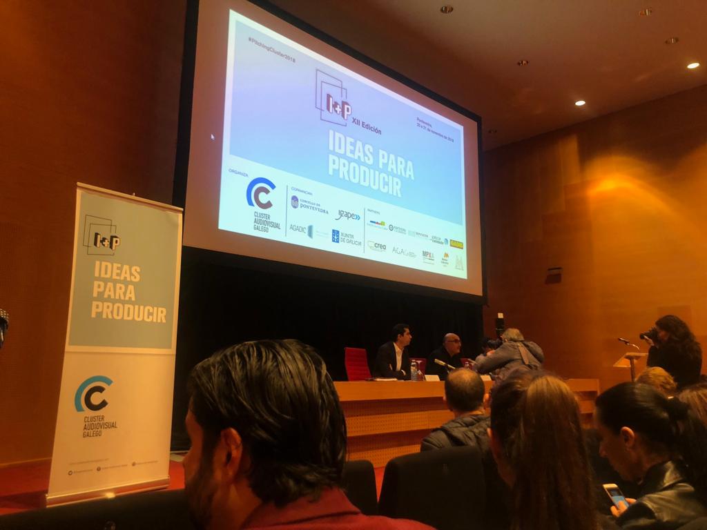 CongoProduccion's tweet photo. Hoy nos hemos venido hasta Pontevedra para disfrutar de el XII pitching "I+P Ideas para producir" organizado por el @ClagAudiovisual #PitchingCluster2018 #Audiovisual #CongoProducciones #Producción https://t.co/20YreaI3fE