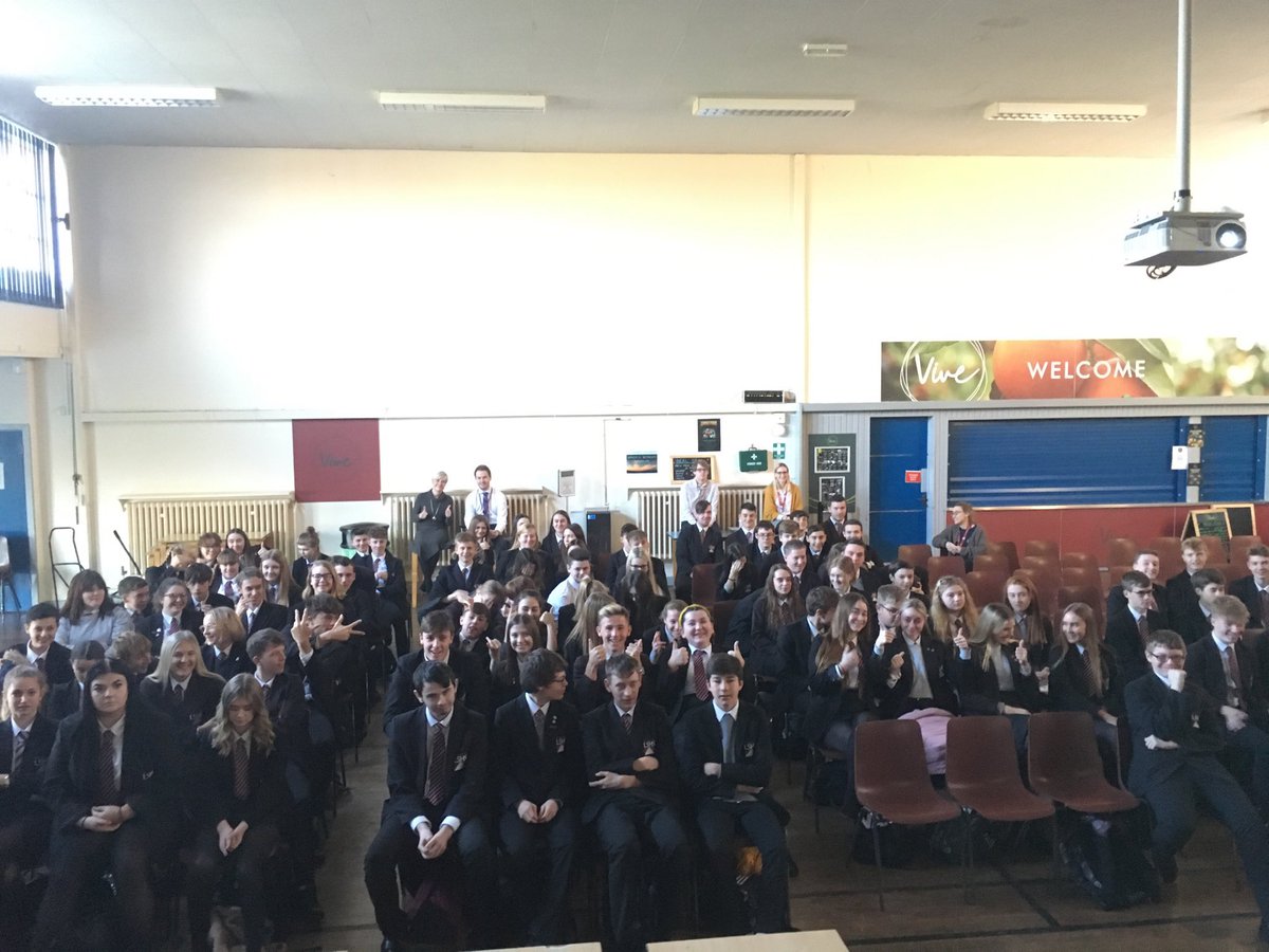 All set for #rscromeo! YR11 are watching the live screening together here at Long Stratton High School.