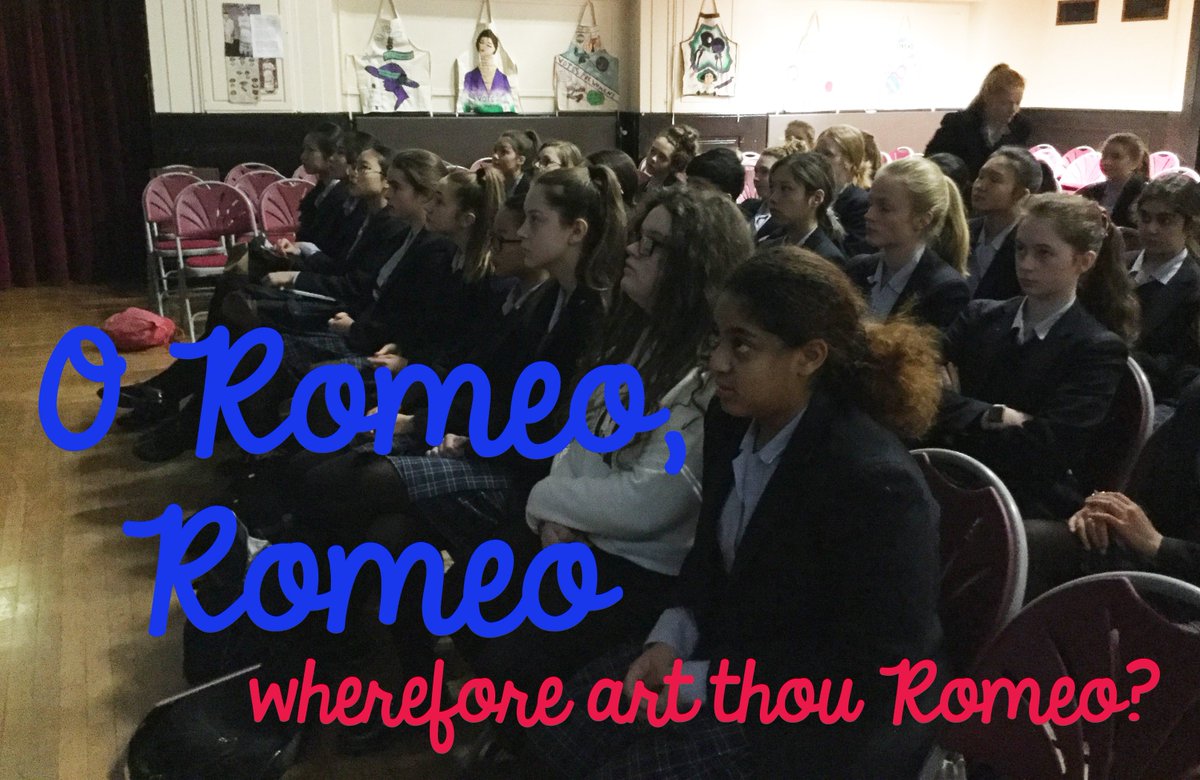 Senior Girls have gathered to watch the @RSC_Education Live Screening of Romeo and Juliet. There was great excitement in the Hall as their tweet was flashed up nationally on the live broadcast of Romeo and Juliet! #romeoandjuliet #rscromeo #RSCRomeoandJuliet #livestream