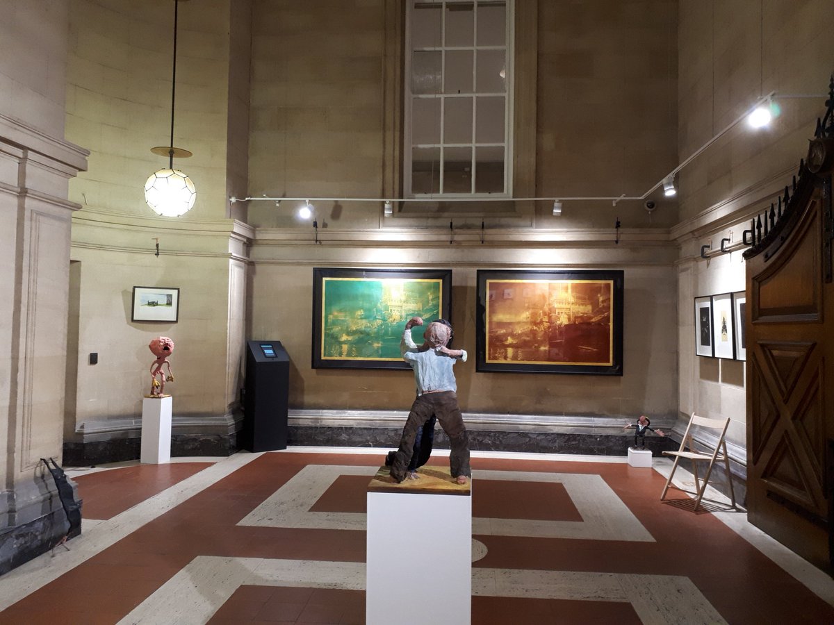 Between The Living And The Dead - Stuart Mitchell and Michael Hayter explore the subject of the human condition, from the perspectives of two Bristol-based artists through painting, printing, photography, drawing and sculpture.
This exhibition will be running until Friday!