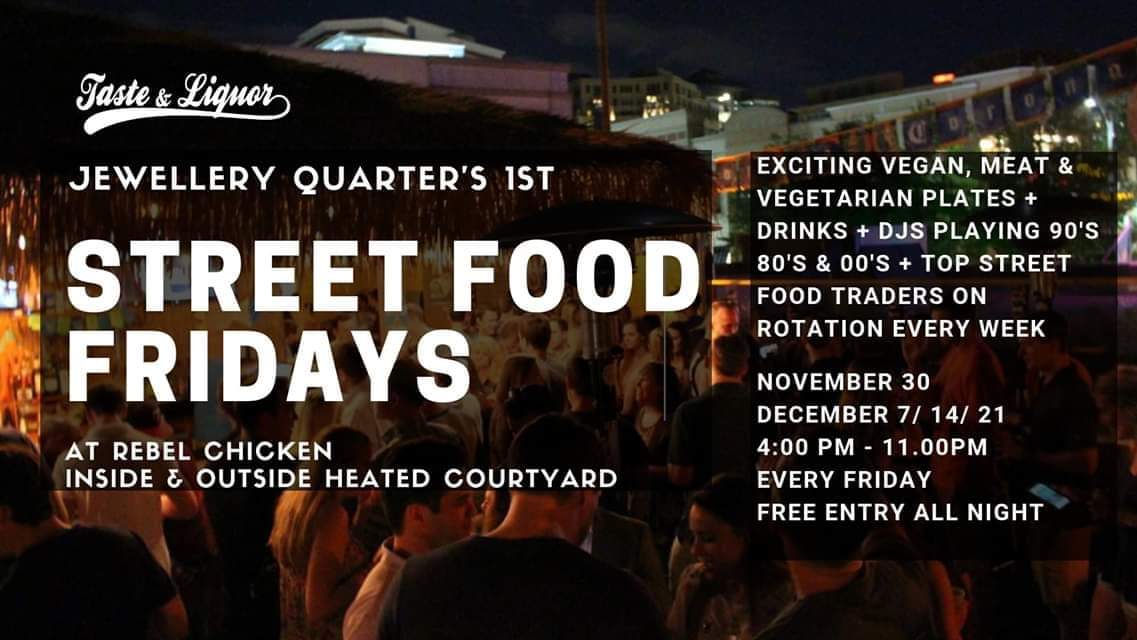 tasteandliquor's tweet photo. New to Taste &amp; Liquor’s line-up and to the street-food industry we're proud to be supporting this emerging trader first, welcome What The Cluck to JQ's Street Food Fridays. Free Entry: indoor/outdoor (heated, water proof) seated Terrance + multiple bars @wearerebelchicken https://t.co/tqG6zhaqen