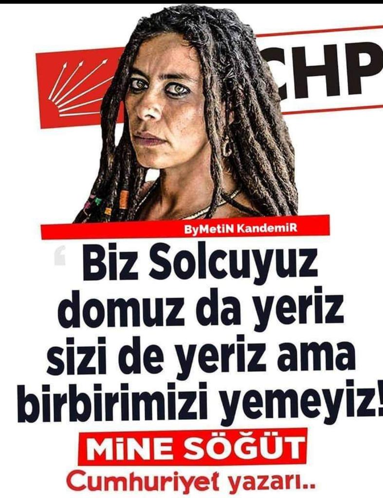 Bunun öztürkten öncesinde mıarremden haberi yokmuş galiba :)))                                                      yeme işine gelince zıkım ye biz senin boğazında kalırız 😂😂