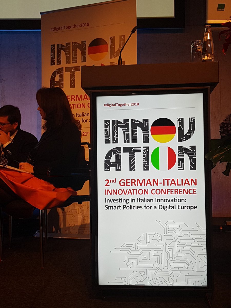 ITKAM_IT's tweet photo. 🇩🇪🇮🇹 2nd #German #Italian #Innovation Conference
We just concluded Sessions I and II.
Main topics:
-#BusinessOpportunities in #italy
-The strong link between #creative and #digital #businesses
#DigitalTogether2018 #SCCON18
@LABLAW_Legal @ITAtradeagency https://t.co/9UFSqqeUQf