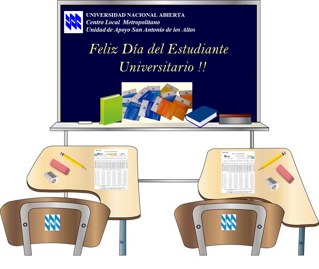 Hoy 21/11/18, día del Estudiante Universitario 👥🚶‍♂️🚶‍♀️🎓📚 de parte de todos los que laboramos en la Unidad de Apoyo San Antonio de Los Altos, hacemos llegar nuestras felicitaciones a toda la Comunidad Estudiantil UNA.Que su esfuerzo y dedicación los lleven con éxito a sus metas✨