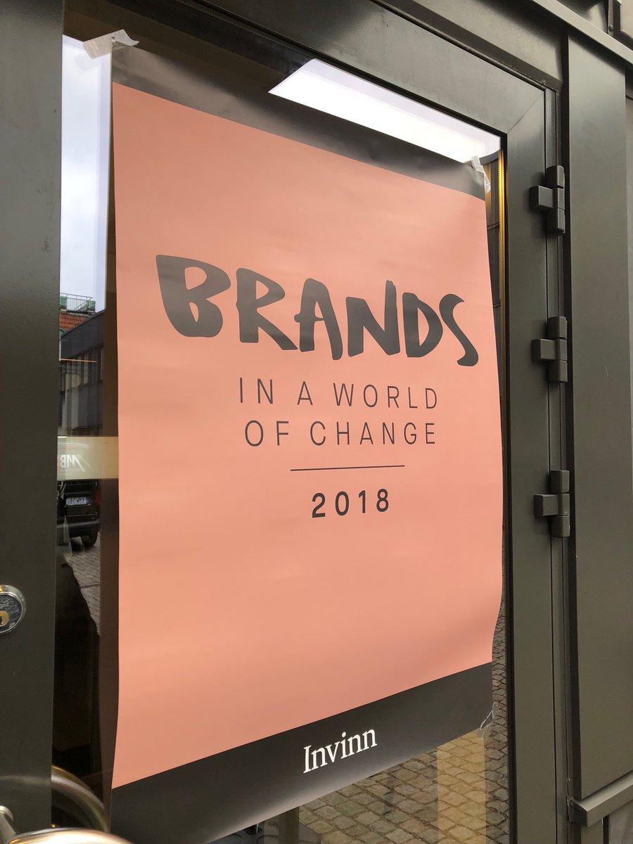 Ser fram emot en inspirerande eftermiddag! #brandsinaworldofchange