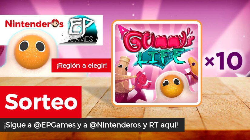 Nintenderos's tweet image. ¡Sorteamos 10 copias de A Gummy's Life para Nintendo Switch!

➡️ Sigue a @EPGames
➡️ Síguenos (@Nintenderos)
➡️ RT aquí

¡Suerte! - nintenderos.com/2018/11/sortea…