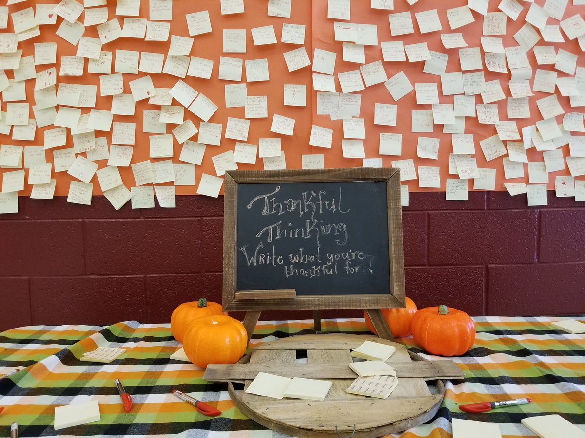 WhitakerWSFCS's tweet photo. Happy happy Thanksgiving Whitaker families - students and staff. Grateful to be a part of a school community that cares. https://t.co/vrbLKZNpK1