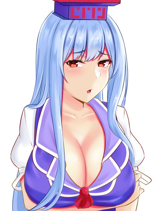 #東方 #上白沢慧音
嫌な顔するけーね 