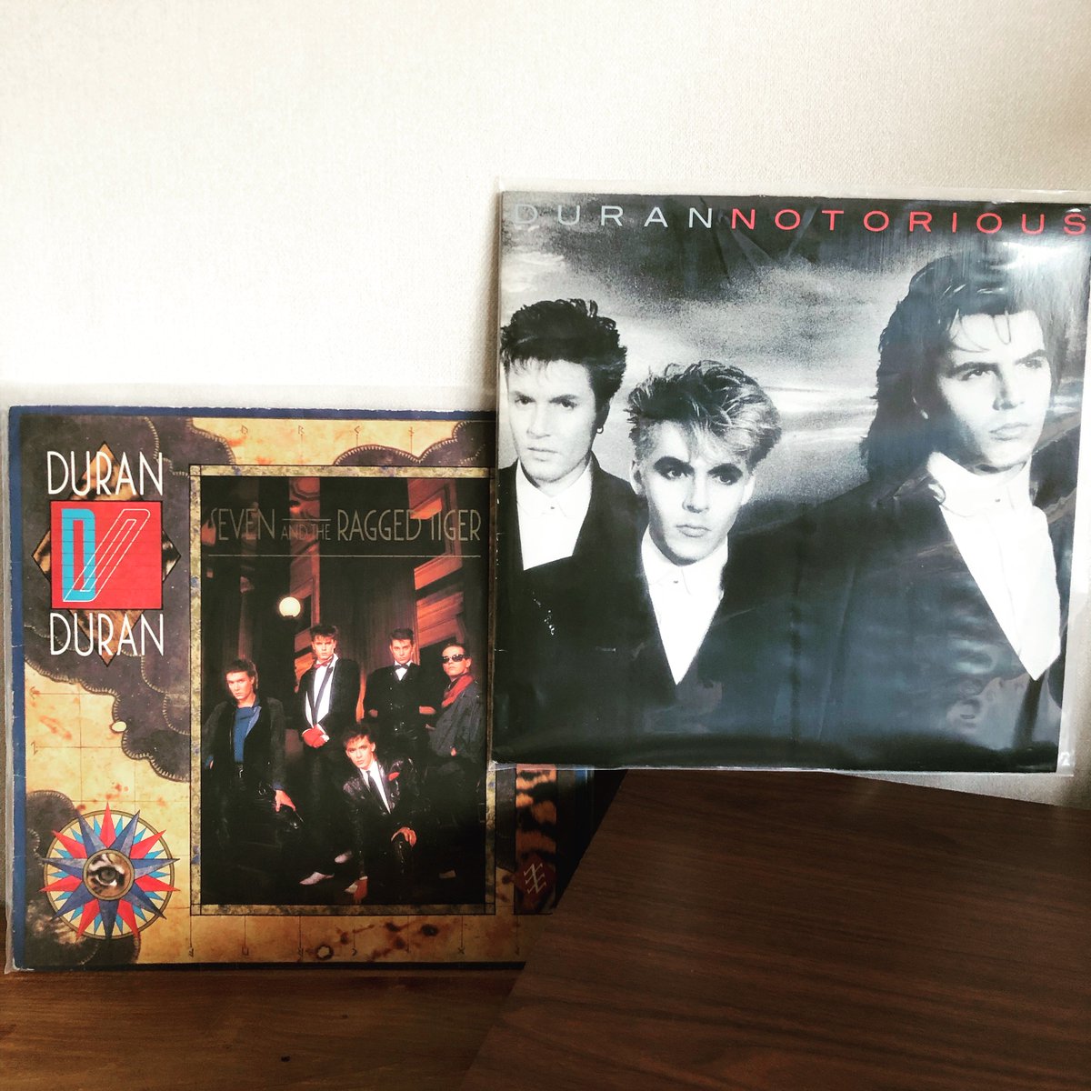 IheYY's tweet image. Albums of the day 😍 #doubleduraniversary #1983 #1986 #SATRT #Notorious @duranduran