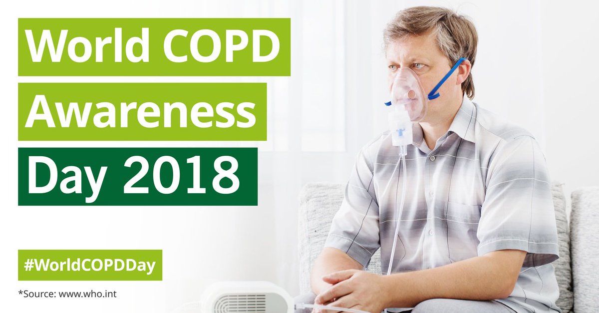 Globally, it is estimated that 3.17 million deaths were caused by the disease in 2015 (5% of all deaths in that year)*. #WorldCOPDDay  

To discover how Synexus can help move your clinical trials forward, click below:

bit.ly/2PB8wXW