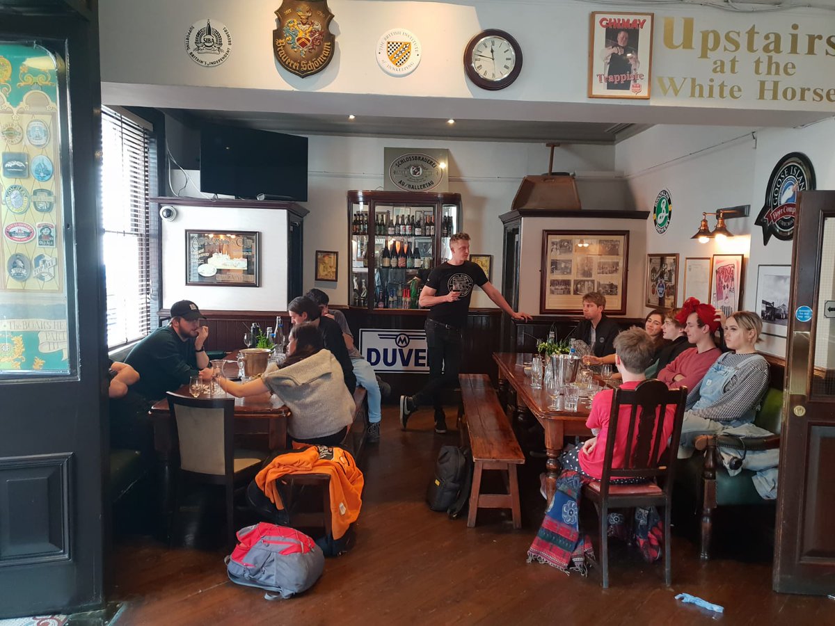 The team are getting a last minute refresher prior to our dark beer festival this weekend. Some favourites already!