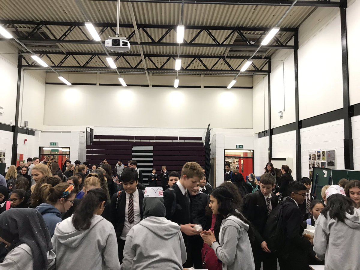 Great to see another successful donut sale by our <a href="/CharityCHS/">CharityCHS</a> committee! Lots of money raised! Thanks to our sixth form team for giving up their break! <a href="/SixthFormCHS/">CardiffHighSixthForm</a> <a href="/officialCHS/">CHS</a>