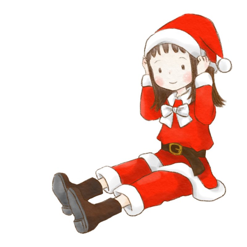 ゆゆゆ𓃶フリー素材サイト運営 サンタ衣装の女の子のイラストを追加しました Ipad Proを手に入れ マウスではなくペンで描ける喜びを噛み締めているところです T Co Yn2cpsoljx クリスマスのイラスト サンタさんへ サンタコス