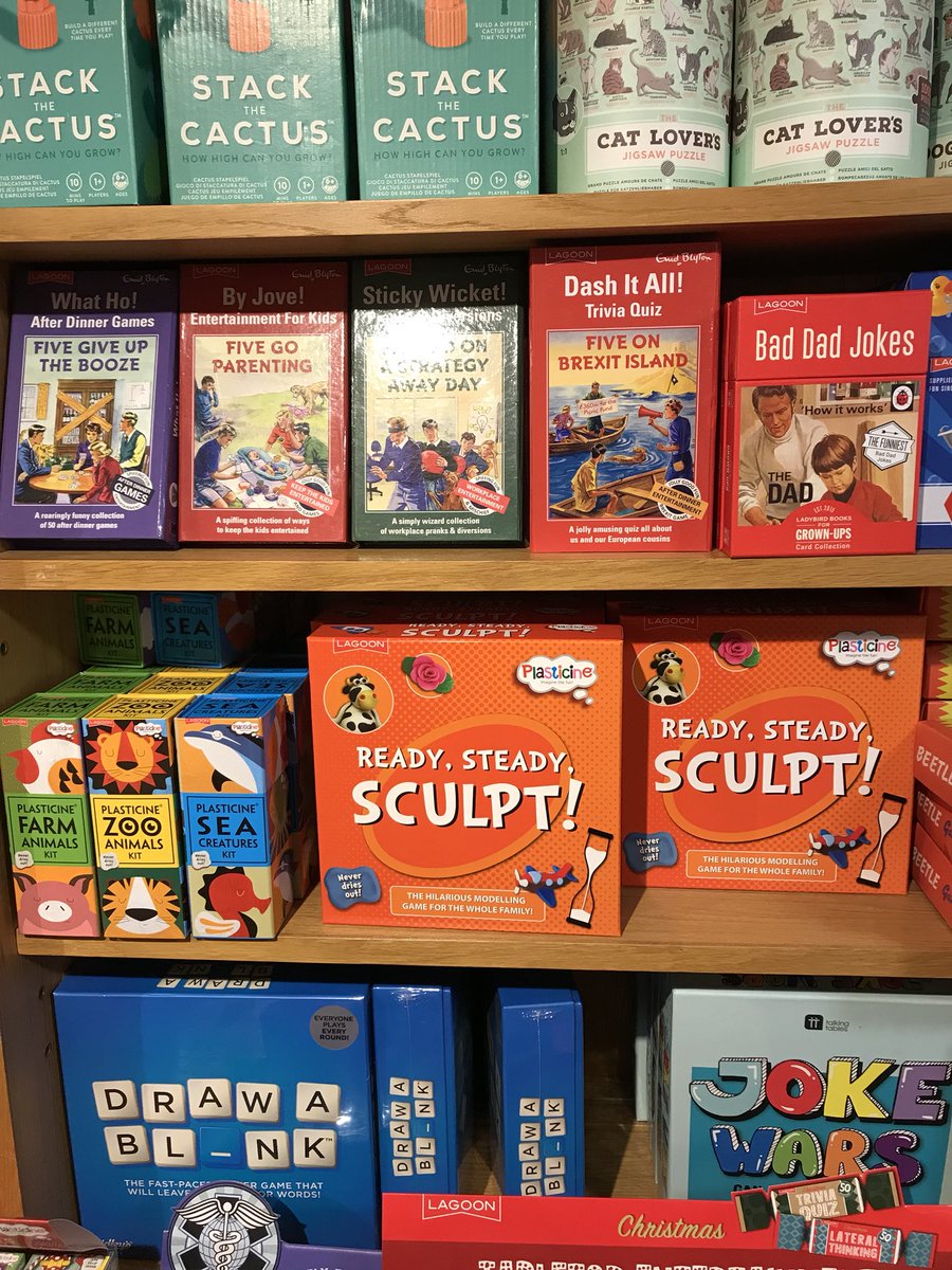 We spied with our little eyes the <a href="/TheLagoonGroup/">The Lagoon Group</a> range of <a href="/Plasticineuk/">Plasticine UK</a> gifts in <a href="/SparksYard/">Sparks Yard</a> when out and about at lunchtime #Arundel #licensing #plasticine