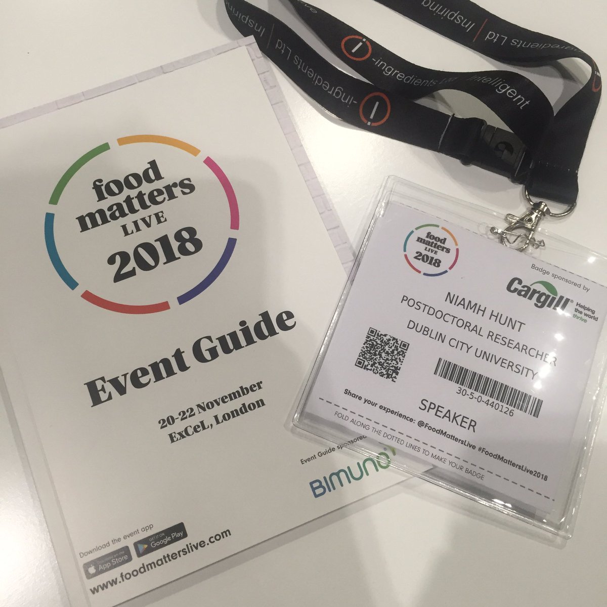 Catching up on top trends in food &amp; drinks industry <a href="/FoodMattersLive/">Food Matters Live</a>! I'll be talking all things allergy in gallery room 3 @ 14.30, join me!