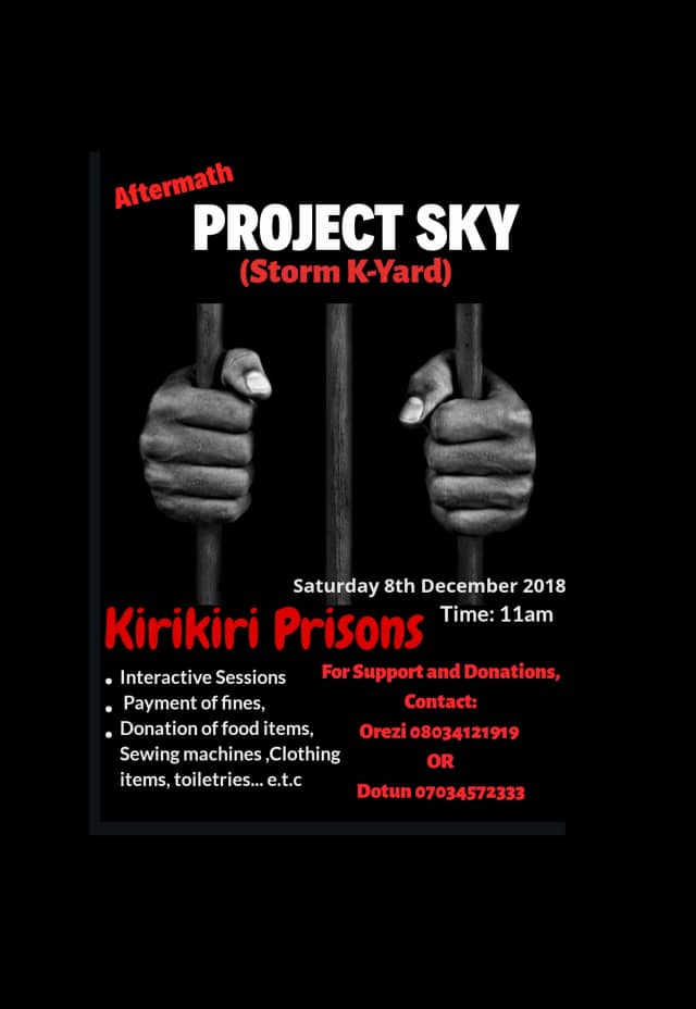 ogddphotos's tweet image. Join us today as we attempt to decongest our prisons and do our part in order to salvage this situation.

Join #aftermath #ProjectSky #yourchangecanchangealife