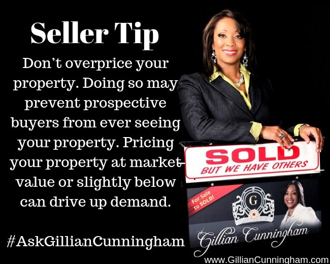 Don’t overprice your property.
#HomeSellerTip #PricedRight #GetSmart #RealEstate #HomeSales #MarketValue #SoldFast #DFWRealEstate #FriscoRealtor #AskGillianCunningham #GillianCunninghamRealtor