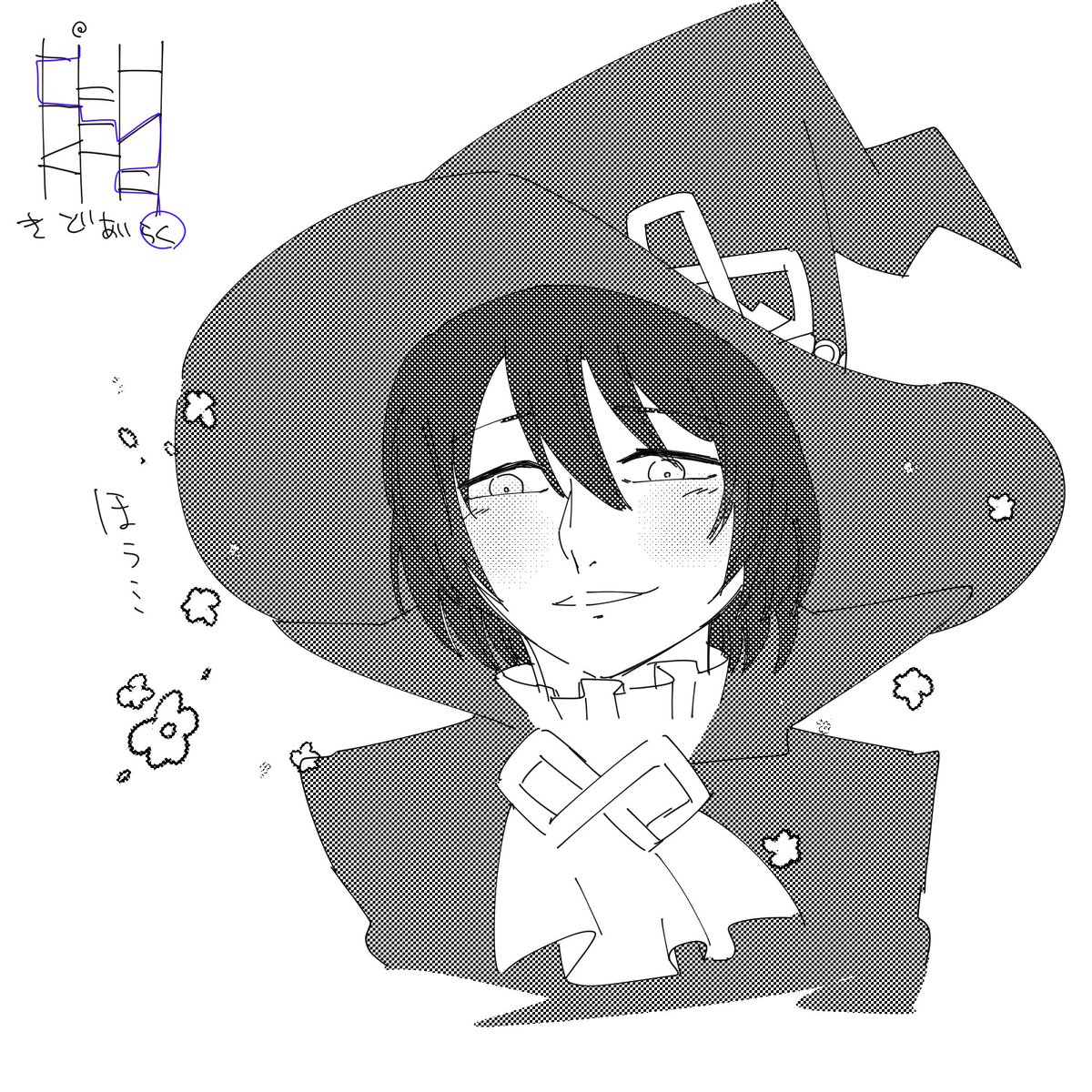 #リプきたキャラの顔だけ描く 
何かしらが成功したデカラビアと、私なりの夢ハンバーグ解釈インキュバスと、ふてくされアイムちゃんです。お待たせしました。 