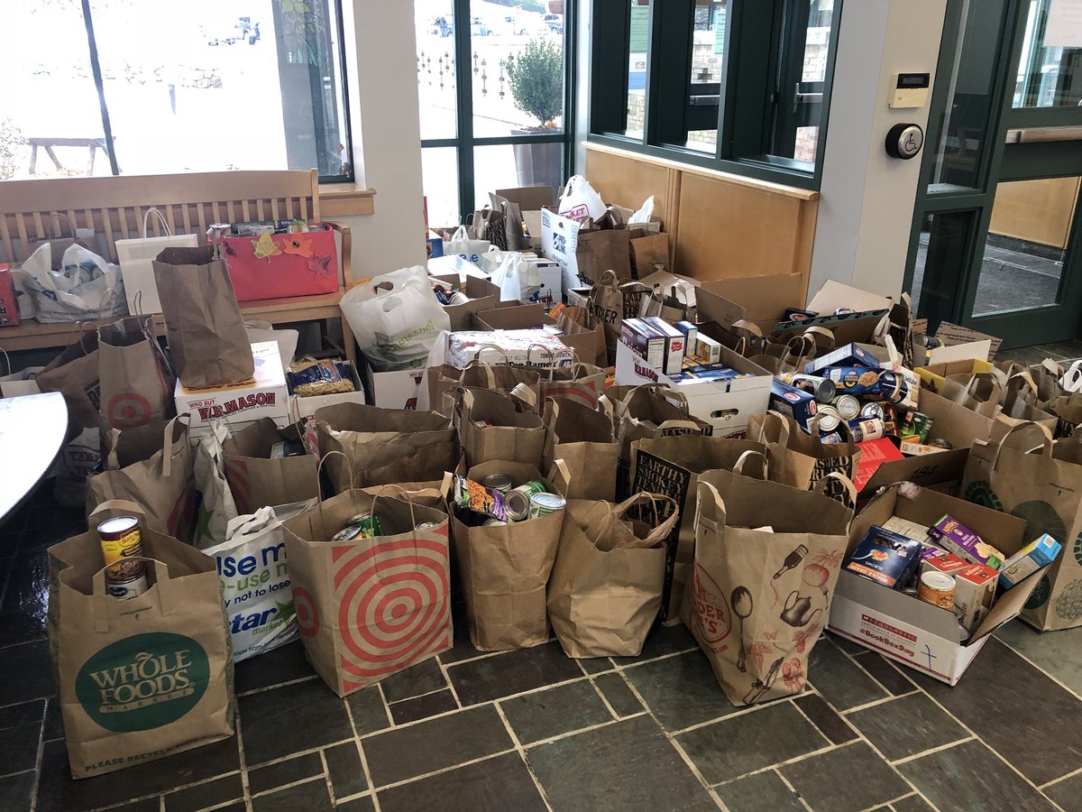 Bristol Lodge Food Drive was a success! Woodland donated 2,232 items. Thank you!