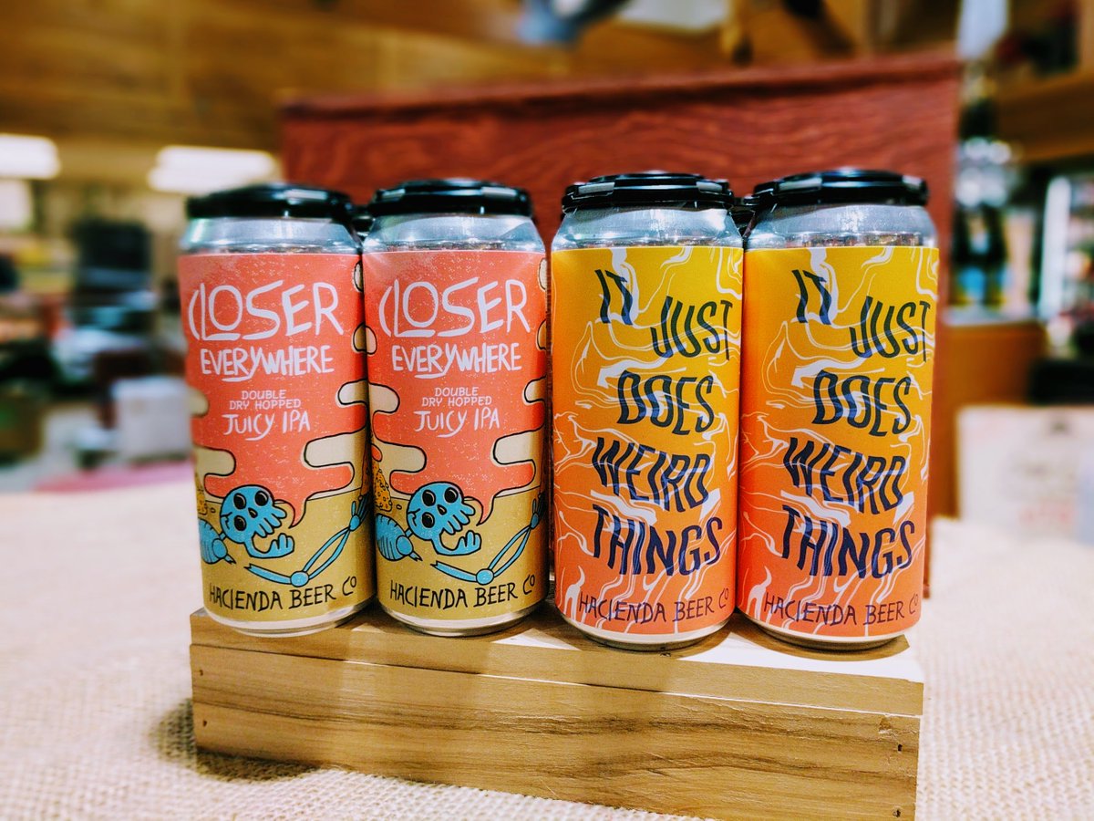 brennans_beer's tweet photo. #DrinkDoorCounty @HaciendaBeerCo #ItJustDoesWeirdThings #CloserEverywhere #NEIPA #Juicy https://t.co/Xo2bruLFju