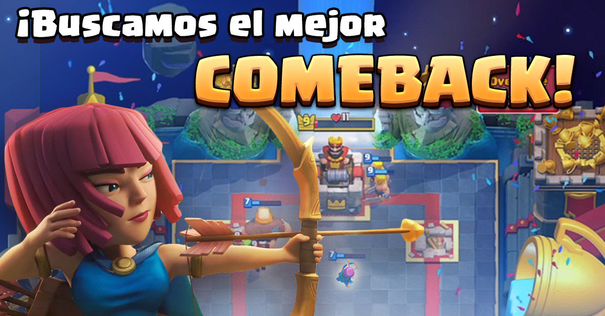 ¿Existe algo más glorioso que remontar una batalla que parecía perdida? 👀

Si le aplicaste a tu contrincante un “Comeback” digno de aparecer en nuestro canal. ¡Esta es tu oportunidad! 😎

Participa y comparte con nosotros el video del último suspiro de tu remontada épica. 📹😜