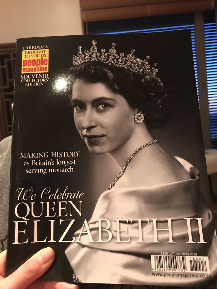 R100 spent... worth every penny! Buy yourself a copy while it’s available on shelf. #royal #theroyalfamily #queenelizabethII  #timelesstradition #peoplemagazine