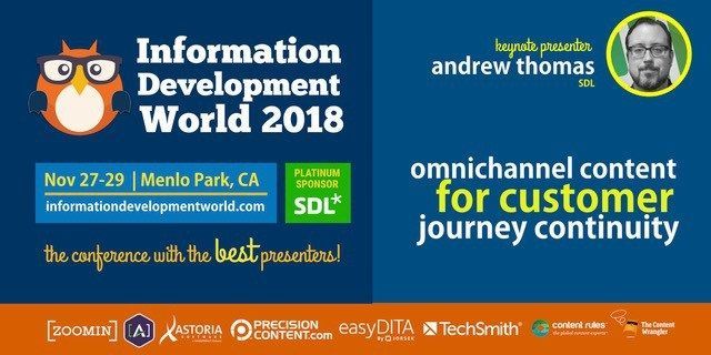 We'll be presenting at Information Development World! Looking forward to tackling the topics that matter: bit.ly/2QSIPj8 with [@scottabel @ContentWrangler <a href="/valswisher/">Val Swisher</a> <a href="/contentrulesinc/">Content Rules, Inc.</a> <a href="/mrcruce/">Cruce Saunders</a> @simpleateam <a href="/Singlesourceror/">Rob Hanna</a> <a href="/PCASinc/">Precision Content</a> @annapapallona <a href="/NetApp/">NetApp</a> @work_ajt]