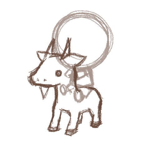 promise_chung's tweet photo. #wip #art #draft Let's #ride a #goat... (leave the boar for others to ride) #draw on #iPhone by #Tayasui_apps #gamedraft #adventure #RPG #game #prototype #today https://t.co/i3eBCWVZLK