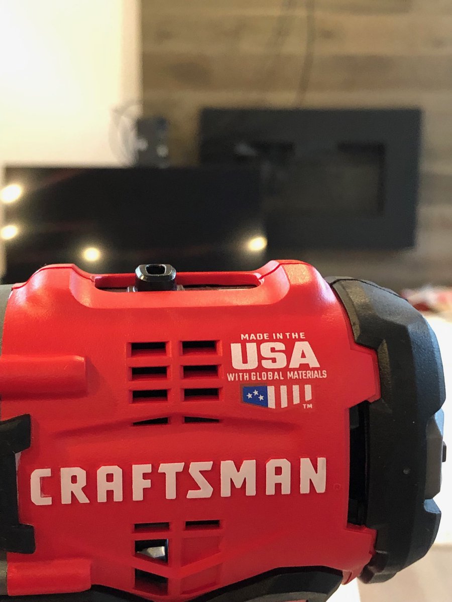 That tv is about to get elevated. #drills #homeownership #MadeInAmerica