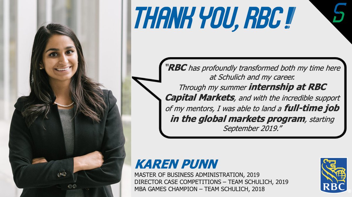 “Meet <a href="/KarenPunn/">Karen Punn</a> ! Our 2019 Case Competition Director for <a href="/TeamSchulich/">Team Schulich</a> sponsored by <a href="/RBC/">RBC</a> , who will also be competing in both the Finance Case Competition and Broomball!“ #teamschulich #schulich #rbc #2019mbagames #seeyouatthegames #diversityandinclusion #thankyourbc