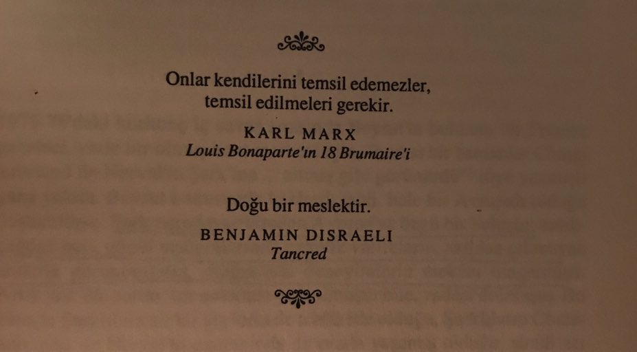 Ferit Burak Aydar On Twitter Ozguco Boyle Epigraf Kullanimi Olmaz Ana Argumani Bati Nin Alayi Sarkiyatciydi Olan Bir Kitabin Basinda Emperyalist Disraeli Nin Yanina Marx Koymak Baska Hangi Yazar Yapiyorsa Bunu O Da Yanlis