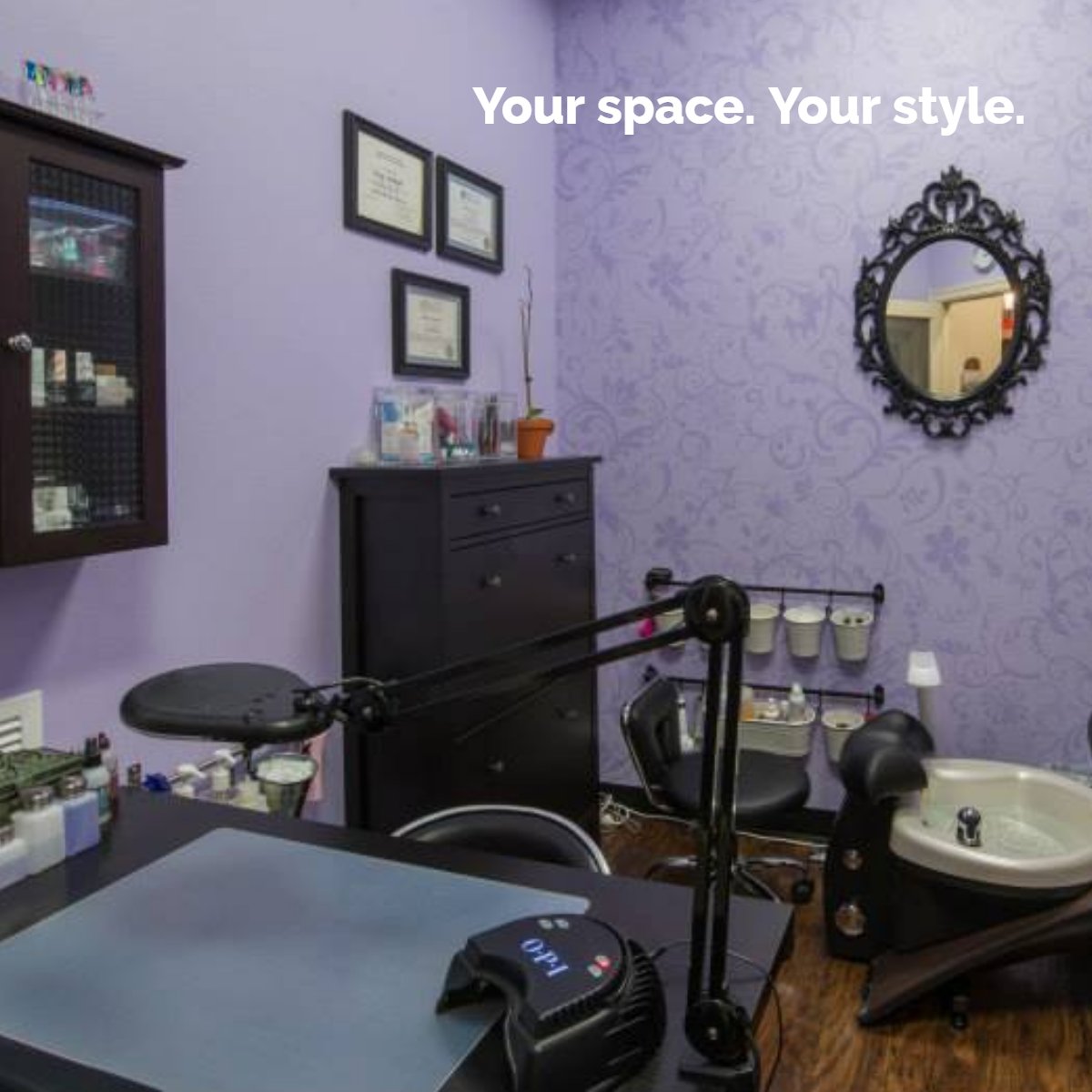 PhenixBothell's tweet photo. Here, you get your own suite to make your own instead of a cookie-cutter booth. Your monthly rent includes everything you need, too! https://t.co/uk84LL6UOd