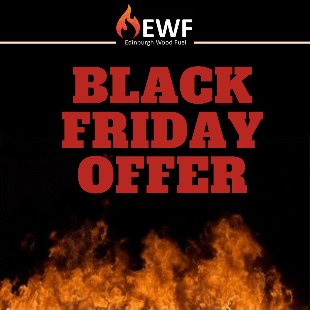 EdWoodFuel's tweet photo. Don't forget that our Black Friday event starts in a little over 24 hours! 

2 x FREE bags of kindling with every offer 🔥 🔥 https://t.co/tVcbQeSKia