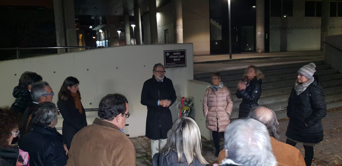 lleidapsc's tweet image. Acte d'homenatge a Ernest Lluch, assassinat per ETA fa 18 anys @flarrosa #democracia #llibertats #psc #Lleida