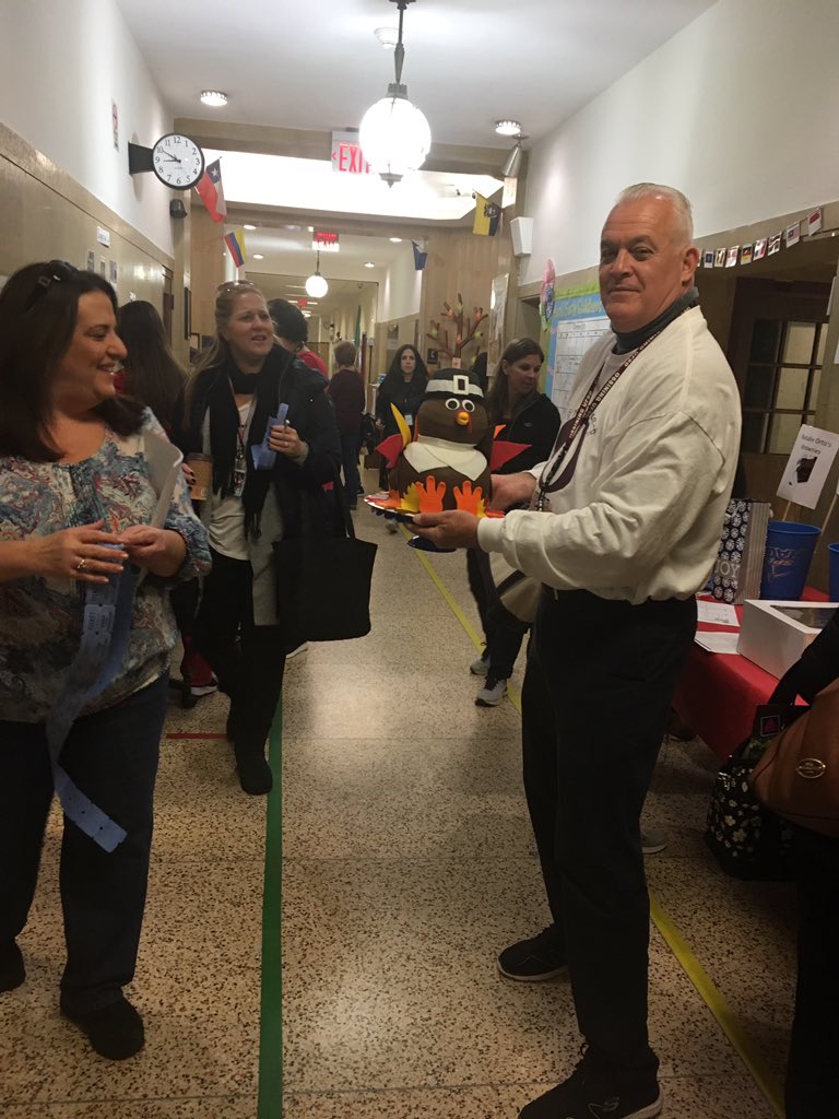 Coach Imbimbo, Ms Altobelli &amp; crew doing bring business at Park School’s annual raffle!#SendAKidToCamp