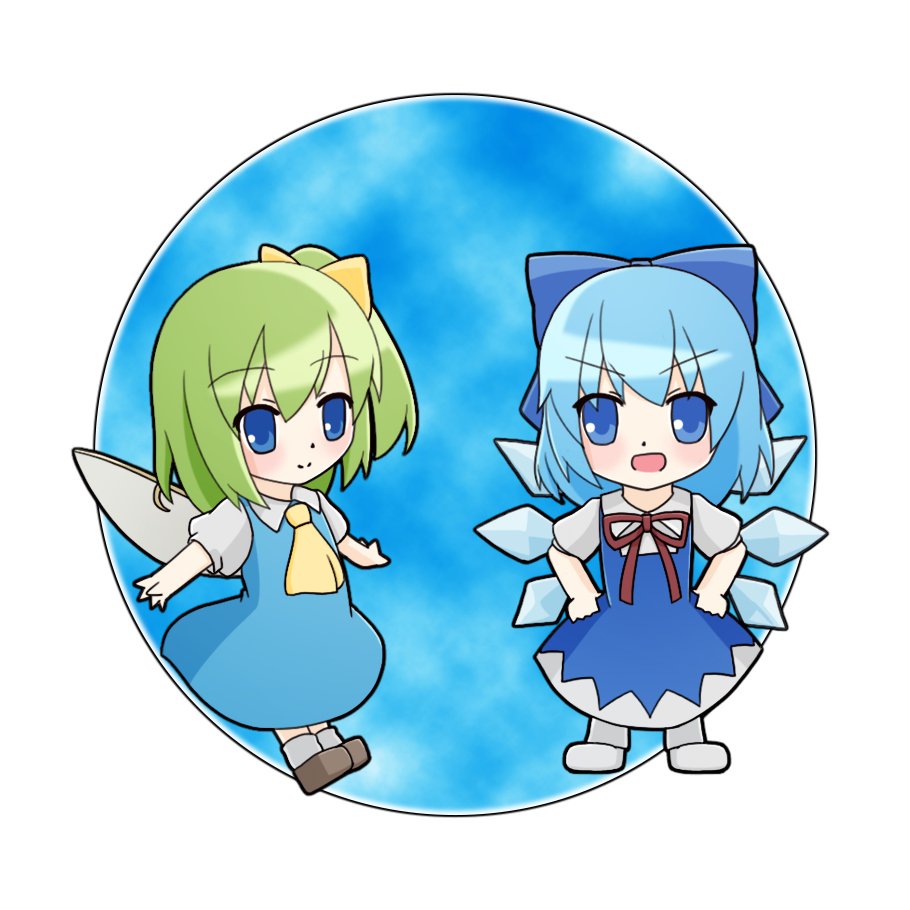 サム Twitterissa チルノちゃんと大妖精ちゃん アクキー用イラスト 東方project 東方 チルノ 大妖精 T Co Da17avybdf T Co Sdrpzlwnay Twitter