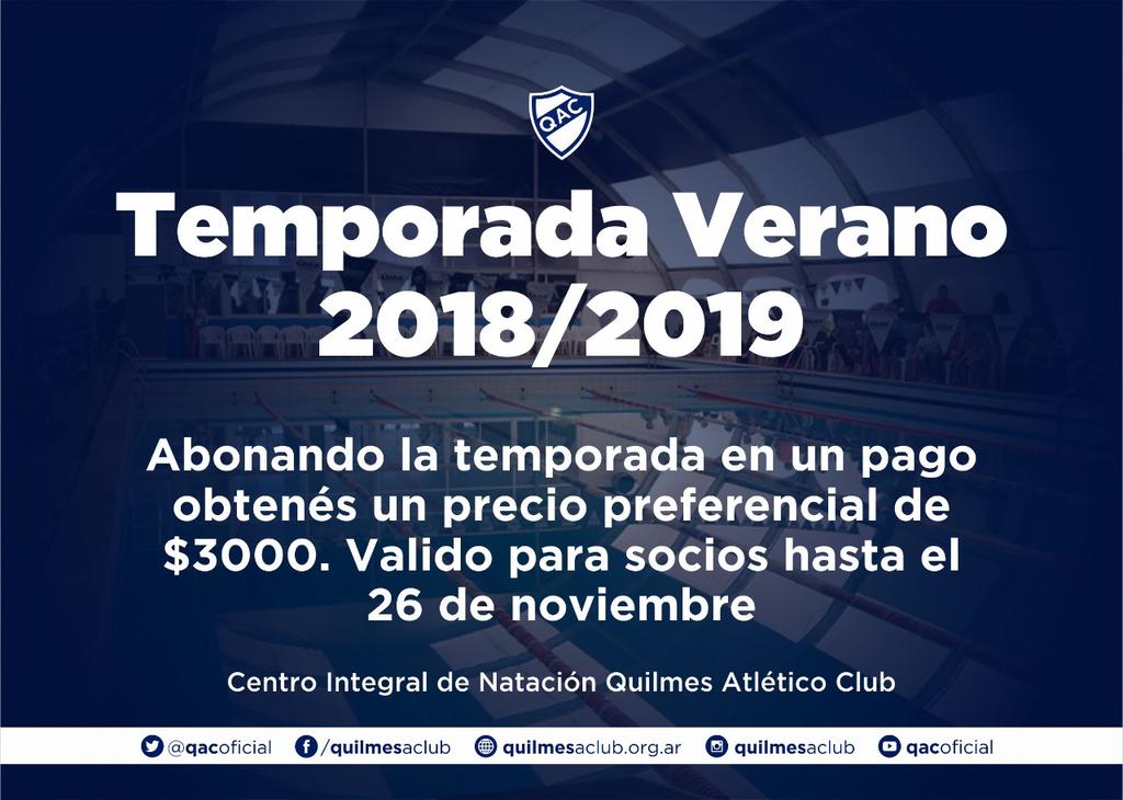 QACNatacion's tweet photo. Quedan pocos días ....
No te pierdas la PROMO !! @qacoficial https://t.co/9I8kMpaXOj