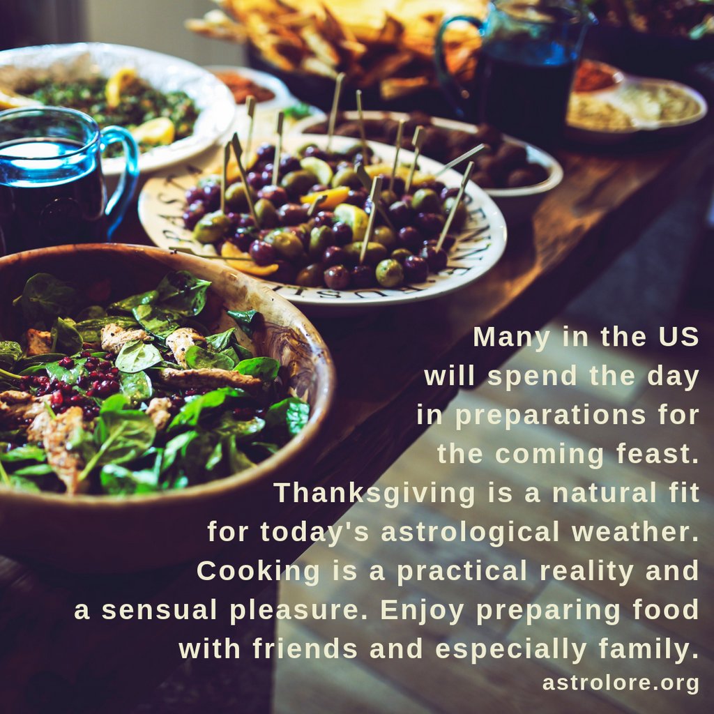 astrolore's tweet photo. Wednesday, November 21, 2018
#astrology #astrolore #taurusmoon #prepareafeast #thanksgiving2018 #cooking #sensualpleasure #practicalreality https://t.co/Dy0EPlC735