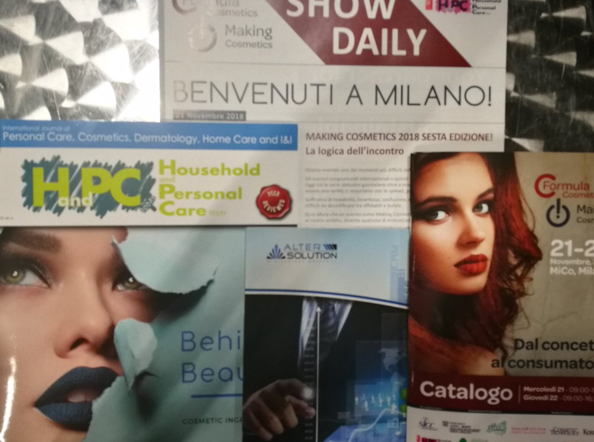 AlterSolution's tweet photo. @AlterSolution è alla sesta edizione del #MakingCosmetics, per approfondire insieme alle imprese dei mercati #Beauty il bello della #cosmetica e della #cosmeceutica! https://t.co/L6ROGiSRMN