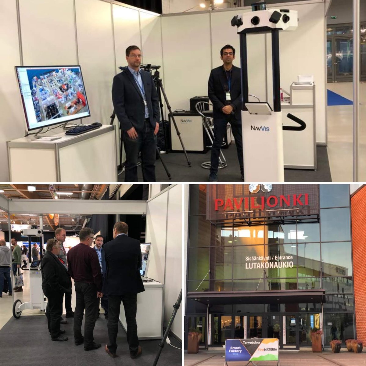 Dimensium's tweet photo. Esittelemme #SmartFactory messuilla ratkaisuamme tuotantolaitosten digitalisaatioon #Navvis #M6 #digitalisaatio #3D https://t.co/AoO6qPs8bR