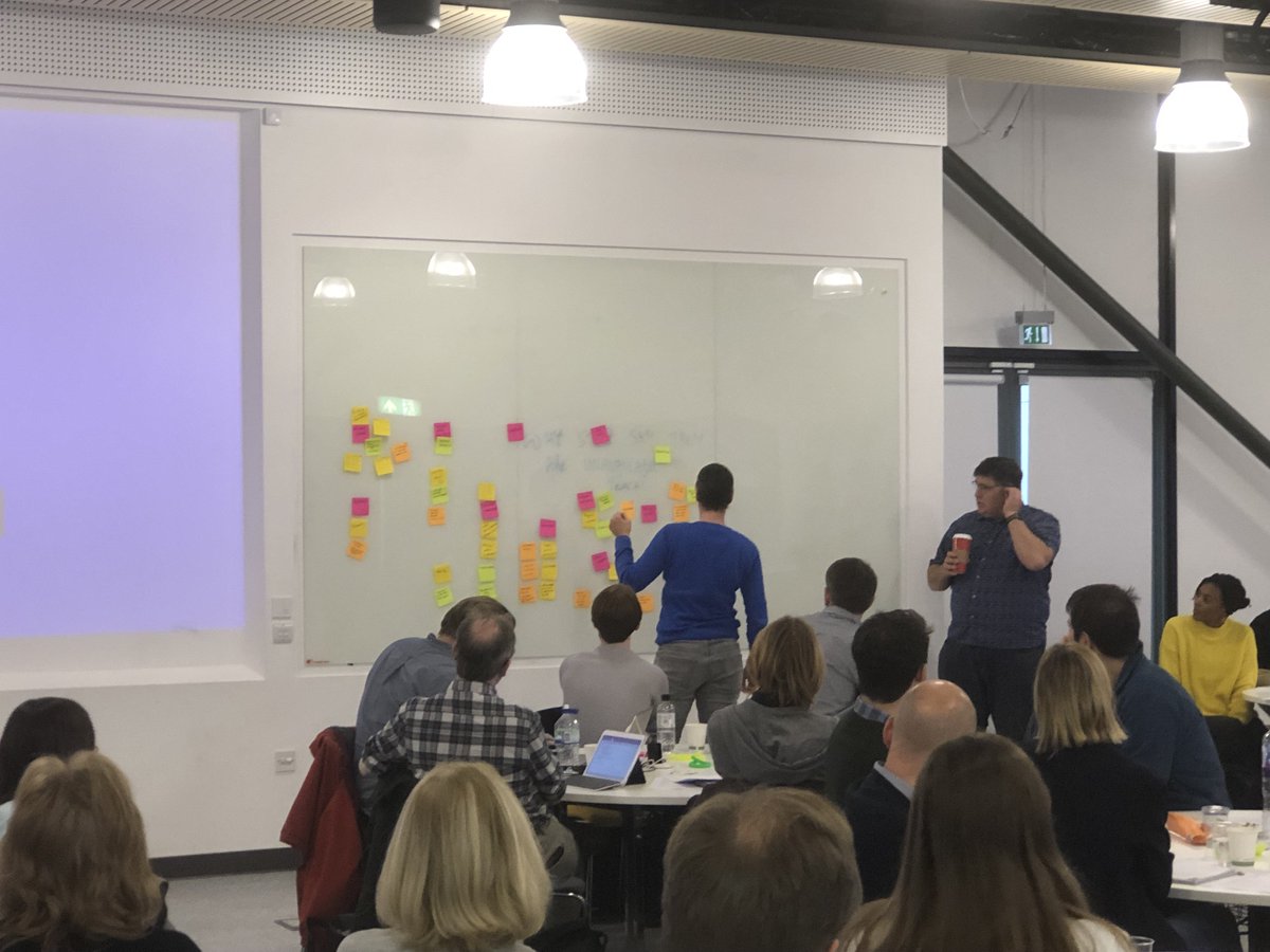 Workshopping the idea how best to record staff availability <a href="/KingstonUni/">Kingston University</a> London SRUG today #Timetabling