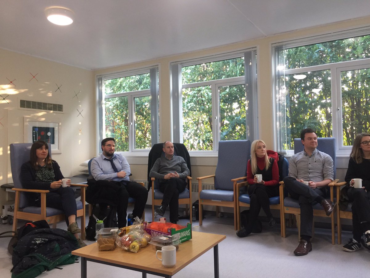 scotpsychCP's tweet photo. Involved and involving meeting of the Network of Psychologists working in Chronic Pain in Scotland today. Workstreams on linking with colleagues, research, and CPD. Service presentations from across the country. https://t.co/e2gwNtotfW