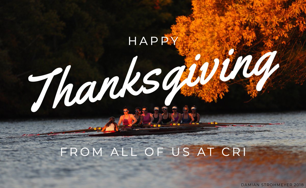CRIBoston's tweet photo. Thank you to each and every person who made Community Rowing stronger in the past year. Whether you visited the boathouse once or every day, your presence and commitment to our community makes a difference. #HappyThanksgiving  #rowing #CRIShares #CRIFamily https://t.co/2baXyYgk8e
