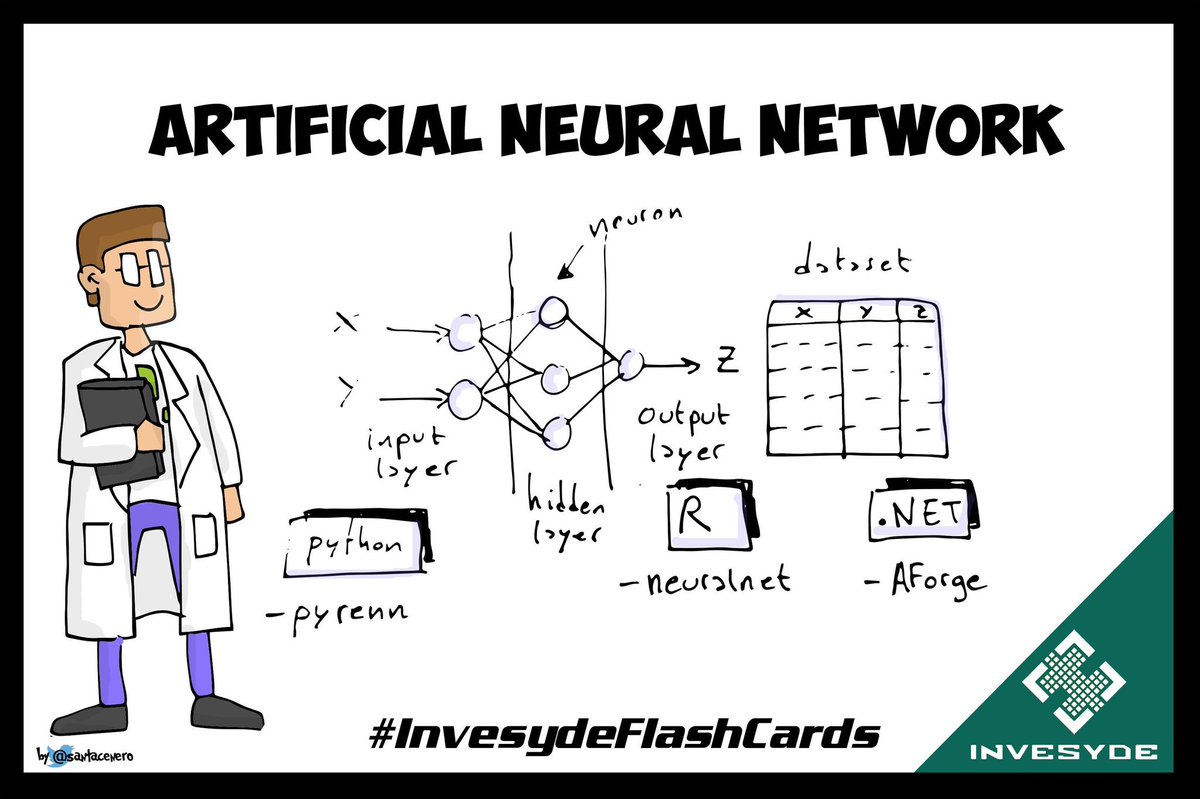 invesyde's tweet photo. ¿Aún no conoces las #InvesydeFlashCards e #InforydeFlashCards ? Cada día una micropíldora de conocimiento sobre informática, programación y ciencia de datos.
#DataScience #machinelearning #DeepLearning #bigdata #ArtificialIntelligence #NeuralNetworks #dataset #genetics https://t.co/Bh8goW59wo